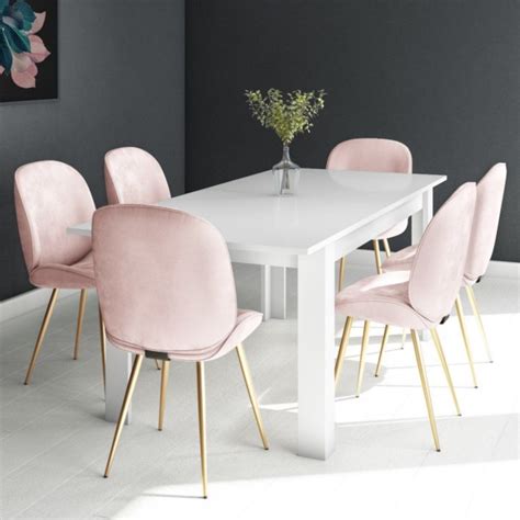 Pink Dining Table