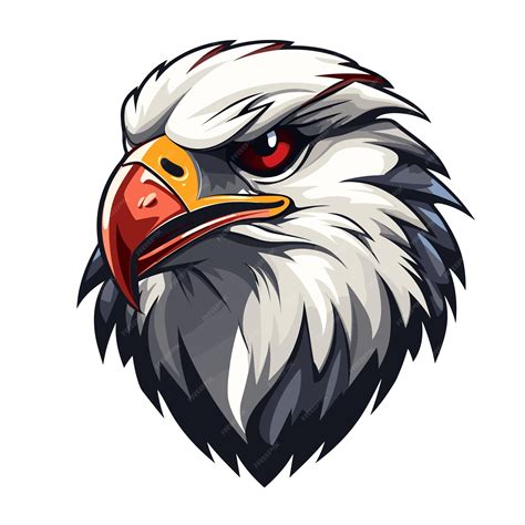 Vector mascot logo hawk | Premium AI-generated vector