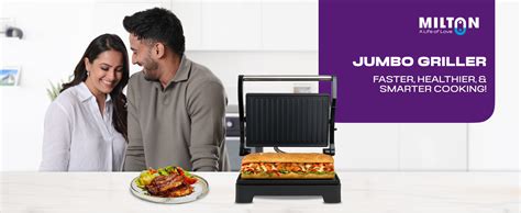 Buy Milton Premium 800 Watt 180° Electric Grill Sandwich Maker | Auto ...