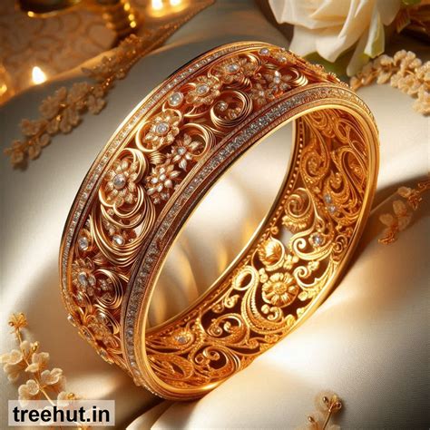 Filigree Gold Bangle Design Ideas, Jewelry Design Ideas
