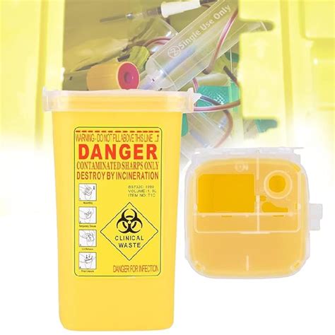 Buy Sharps Container, Waste Container Tattoo Plastic Sharp Container ...