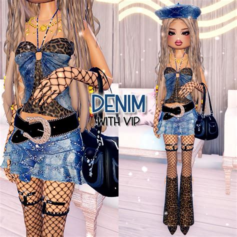 Denim Dress to Impress Outfit Idea | Dress to impress, Demin outfit ...