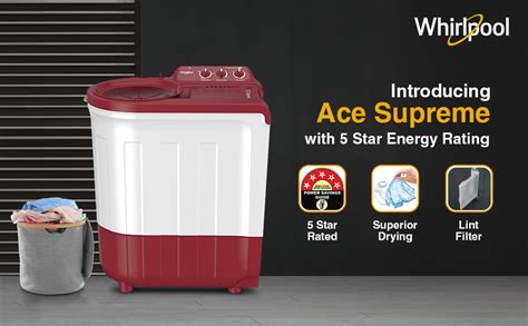 Whirlpool 6.5 Kg 5 Star Magic Clean Semi-Automatic Top Loading Washing ...