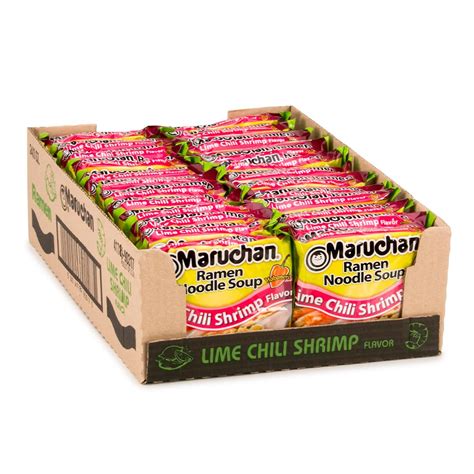 Best by: 12/09/24 Maruchan Ramen Lime Chili Shrimp Flavor, 3.0 Oz, Pack ...