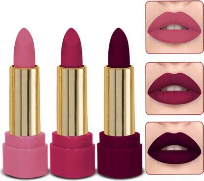 MILAP Long Wear Waterproof Matte Lipstick Smudge Proof Lipstick Combo ...
