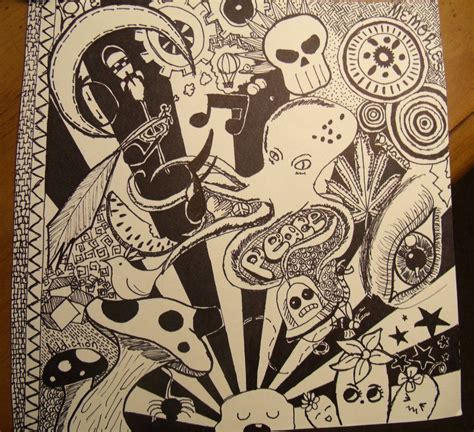 doodles easy aesthetic trippy drawings
