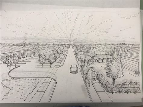 One Point Perspective View 的图像结果