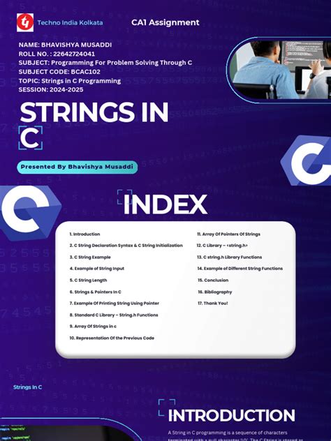 Image result for Jenny Lecture On C Programming 63 String