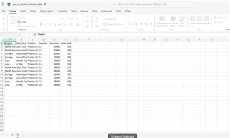 Excel CSV Import 的图像结果