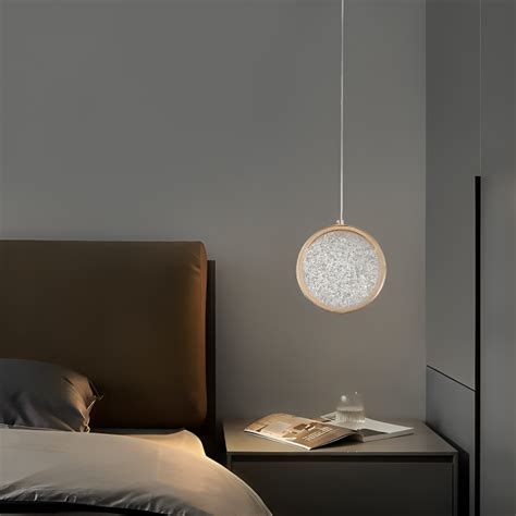 HDC Transparent Moon Forge Pendant LED Golden Hanging Pendant Lamp