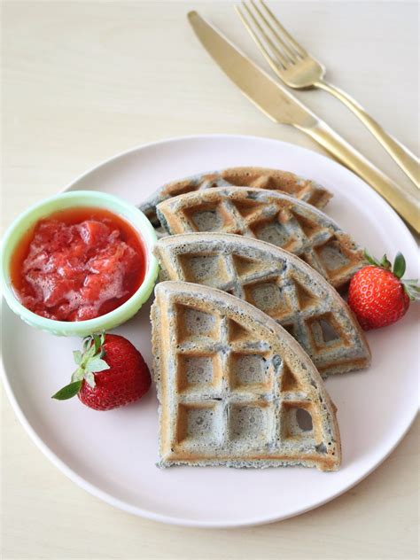 Fancy Blue Corn Waffles Recipe - TheFancyNavajo