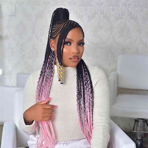 Straight Up Hairstyles, Feed In Braids Hairstyles, Braided Cornrow ...