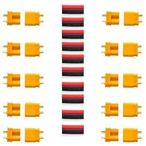 Buy Padarsey 10 Pair Amass XT30U (XT30 Upgrade) Male Female Bullet ...