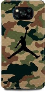 FIKORA Back Cover for POCO X3 Pro, JORDAN LOGO SIGN EMBLEM INDIAN ARMY ...