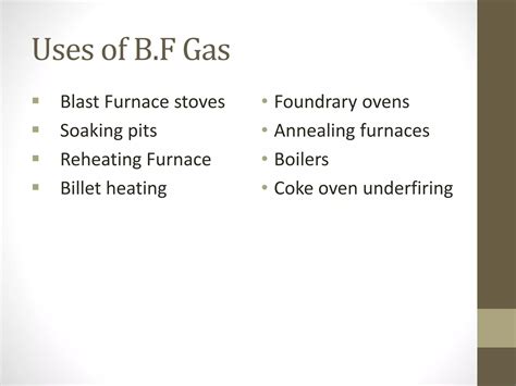 Blast furnace gas | PPTX