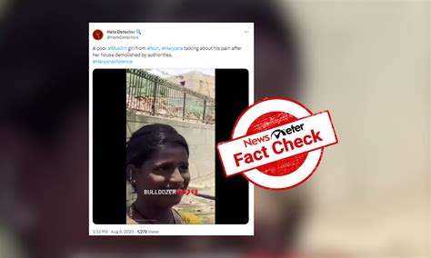 Fact Check: Video of girl crying over demolished home is from Delhi ...