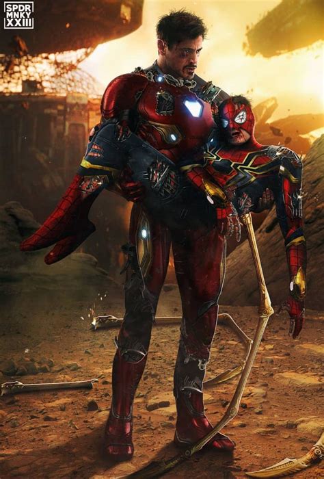 Iron Man & Spider-Man, Avengers Infinity War Marvel Dc Comics, Marvel ...