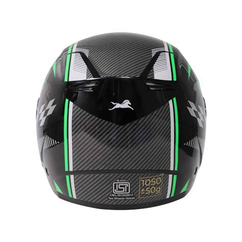 TVS XPOD LT Black Green – Bold Design, Full Protection