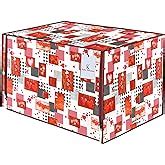 Buy Kuber Industries Dots Design PVC Microwave Oven Full Closure Cover ...