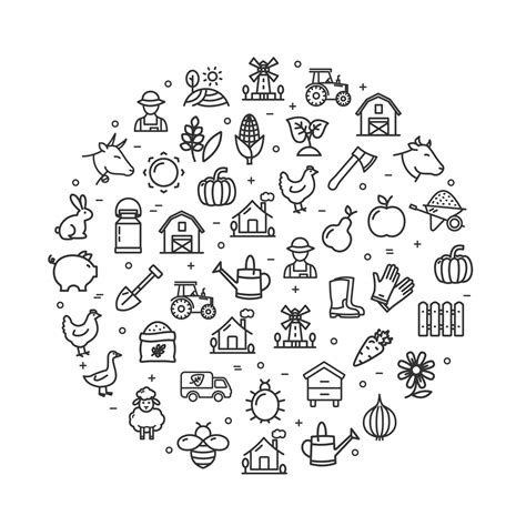 Image result for Farm Round Vector Design