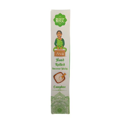 Bodysoul Hand-Rolled Camphor Incense Stick 25g |Pack of 6| Hand Rolled ...