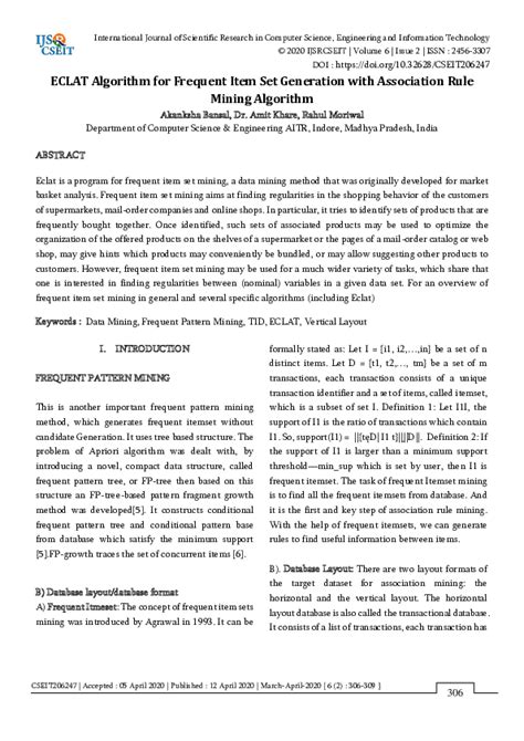 Image result for Eclat Algorithm Explanation