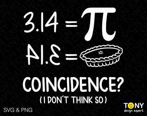 3.14 Svg Pie Svg Png Coincidence Svg I Don't Think so - Etsy Canada