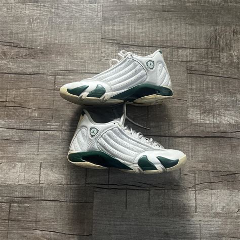 Air Jordan 14 Forest Green Size 11 Mens 2005 OG... | Depop