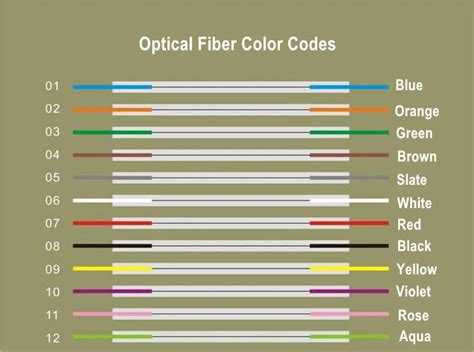 Image result for 288 Fiber Color Code Chart