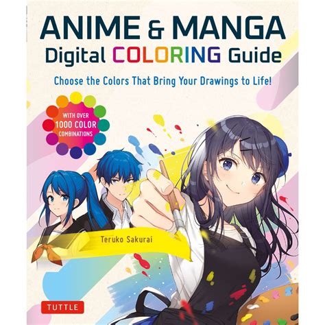 Anime & Manga Digital Coloring Guide (9784805317228) - Tuttle Publishing