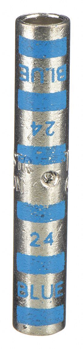 THOMAS & BETTS, 6 AWG Wire Size, Blue Code, Open Barrel Splice - 3LM38 ...