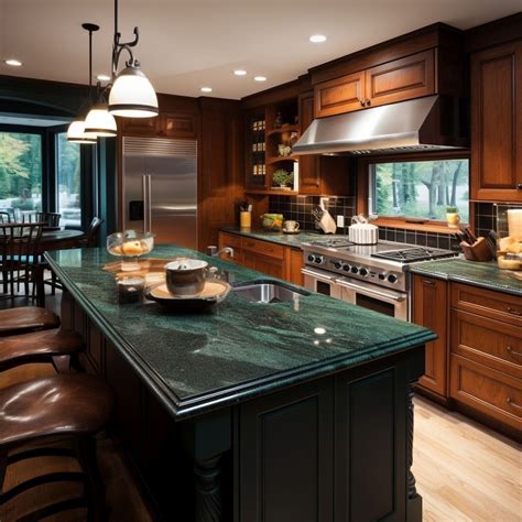 10 Beautiful Green Granite Countertops You'll Love - Rhythm of the Home