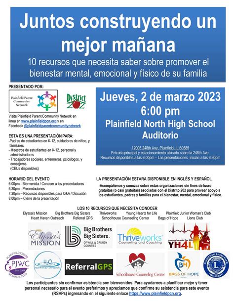 Plainfield Community Consolidated SD 202 on Twitter: "Mark your ...