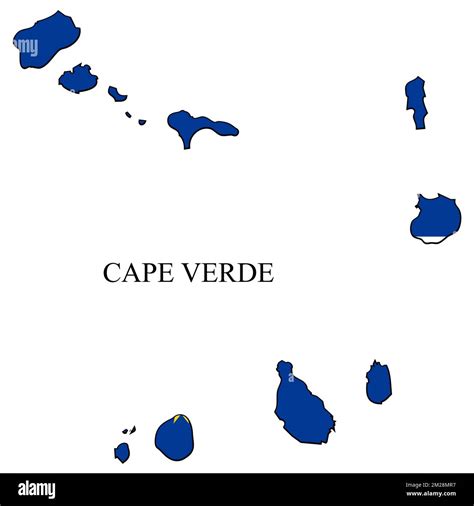 Cape Verde Africa Map
