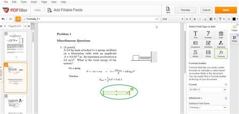 Calculations in a PDF - Add Formulas in PDFs | pdfFiller
