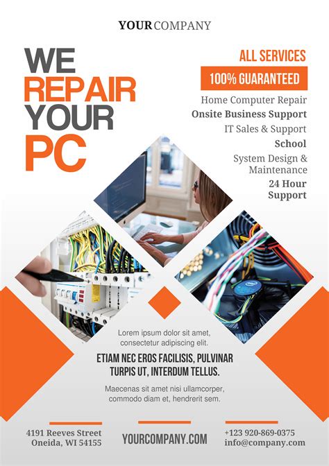 Computer Repair Flyer 的图像结果