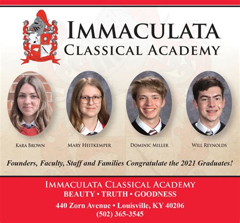 Immaculata Classical Academy Class of 2021 - The Record Newspaper