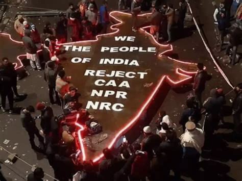 At Delhi's Shaheen Bagh, Protesters & Artists Erect A 40-Feet Iron ...