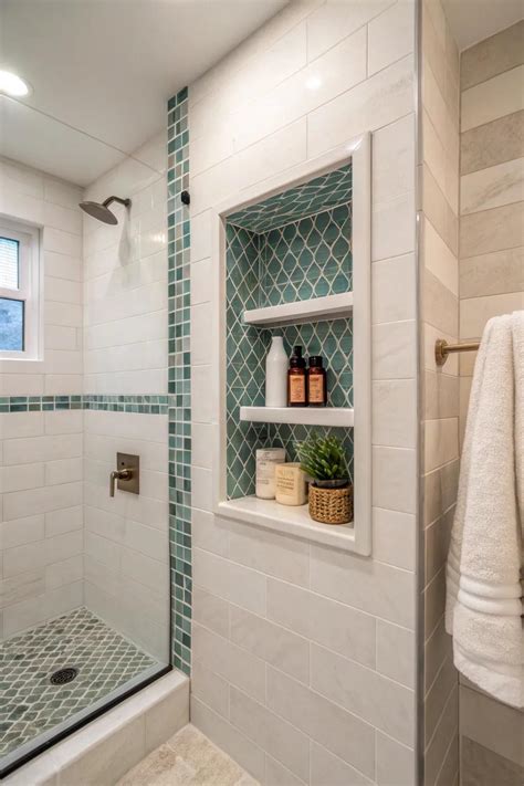26+ Stylish Tile Shower Shelf Ideas for Your Bathroom