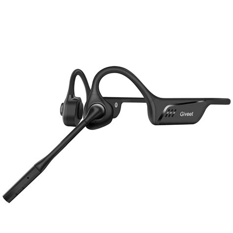 Giveet Bluetooth 5.3 Headset w/Dual DSP Noise Canceling Microphone ...