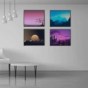 MSK HOME DECORS Stunning Modern Art Laminated Art Painting Wall Art in ...
