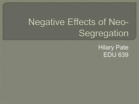 Segregation Effects 的图像结果
