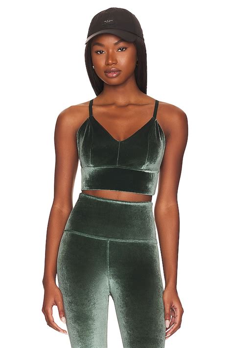 Beyond Yoga VIP Long Line Sports Bra in Forest Green | REVOLVE