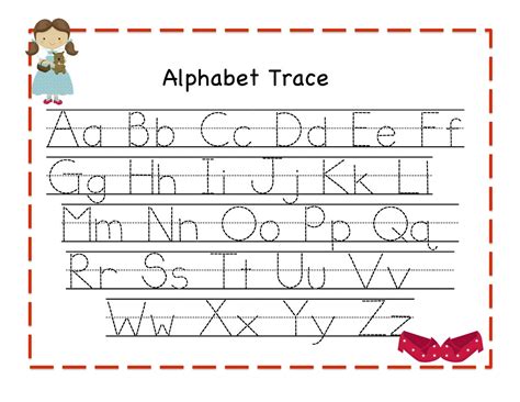 Free Printable Alphabet Tracing Pages | Alphabet Tracing Worksheets