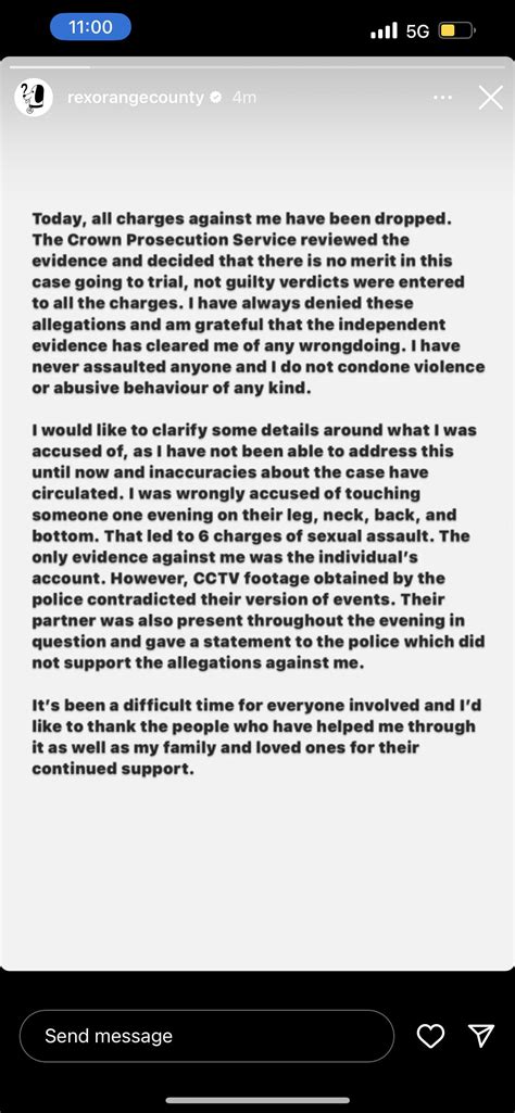 All charges dropped against Rex Orange County. : r/indieheads