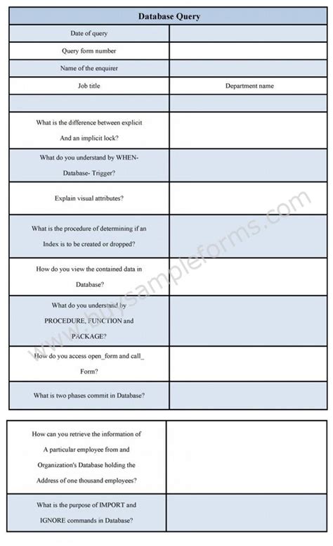 Image result for Database Questions On Forms Query and Report
