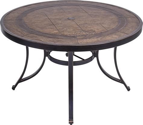 Buy Dali 48" Round Patio Dining Table, Cast Aluminum Round Outdoor ...
