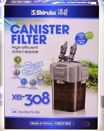 Shiruba XB 308 External Canister Filter (75 to 250 litres) : Amazon.in ...