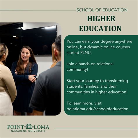 Point Loma Nazarene University School of Education on LinkedIn: Start ...