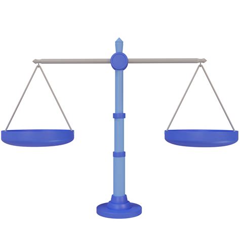 3d justice scale cartoon, balanced scale 13720793 PNG